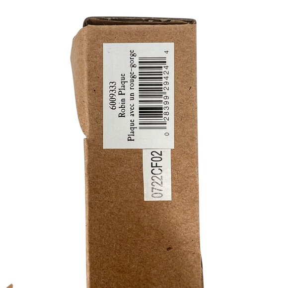 Jim Shore Heartwood Creek Robin Decorative Plaque NIB - Picture 7 of 9